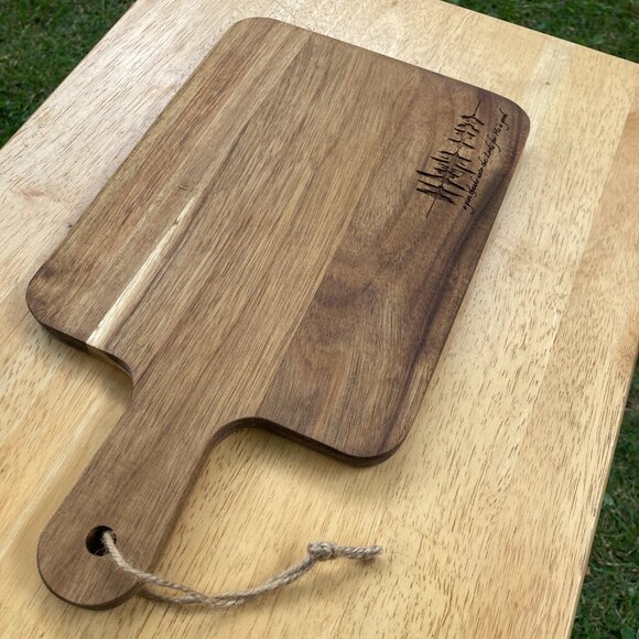 O Give Thanks Unto The Lord For He Is Good Soundwave Cutting Board - Picture 5 of 6